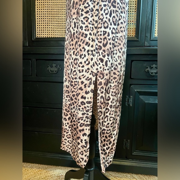 NA•KD | Cheetah Print Slip Dress - Picture 2 of 5